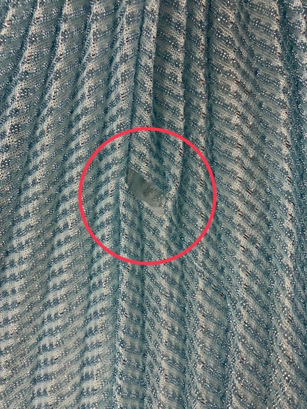 画像7: 訳あり商品☆左側破れあり、数か所ほつれあり☆【JEAN MACLEAN/ジャンマクレーン】ワンカラー/ Aライン/ フレア/ ラメ/ ビジュー/ ロング/ キャバドレス long[OF2A]