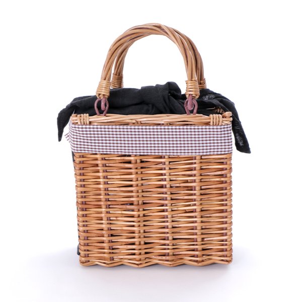 画像3: ラタン編み長方形カゴバッグ[YMT]