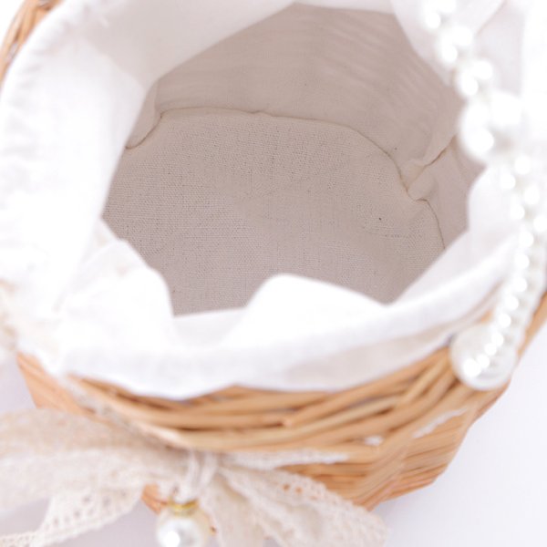 画像4: パールハンドルラウンドカゴバッグ[YMT]