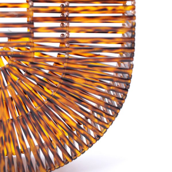 画像5: べっ甲ハーフラウンドバッグ[YMT]