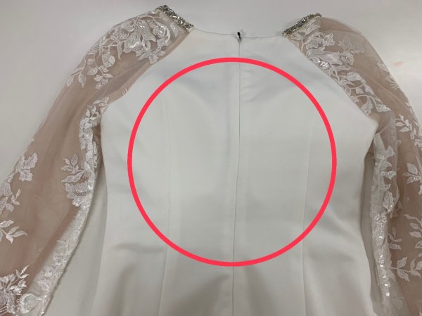 画像11: 訳あり商品☆毛羽立ちあり☆XSサイズあり【Glossy/グロッシー】刺繍レーススリーブ/ 袖あり/ 長袖/ ストレッチ/ ジップ/ ZIP タイト/ ミニドレス/ キャバドレス[OF2]