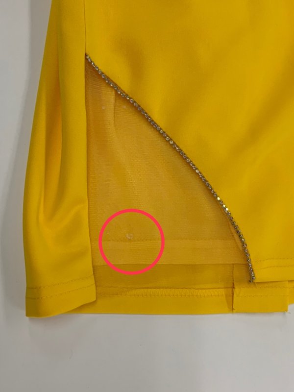 画像11: 訳あり商品☆汚れあり☆XSサイズあり【ANGEL R/エンジェルアール】アメスリ/ ホルターネック/ デコルテパールビジュー/ バックシースルーレース/ タイト/ ミニドレス/ キャバドレス[OF2]