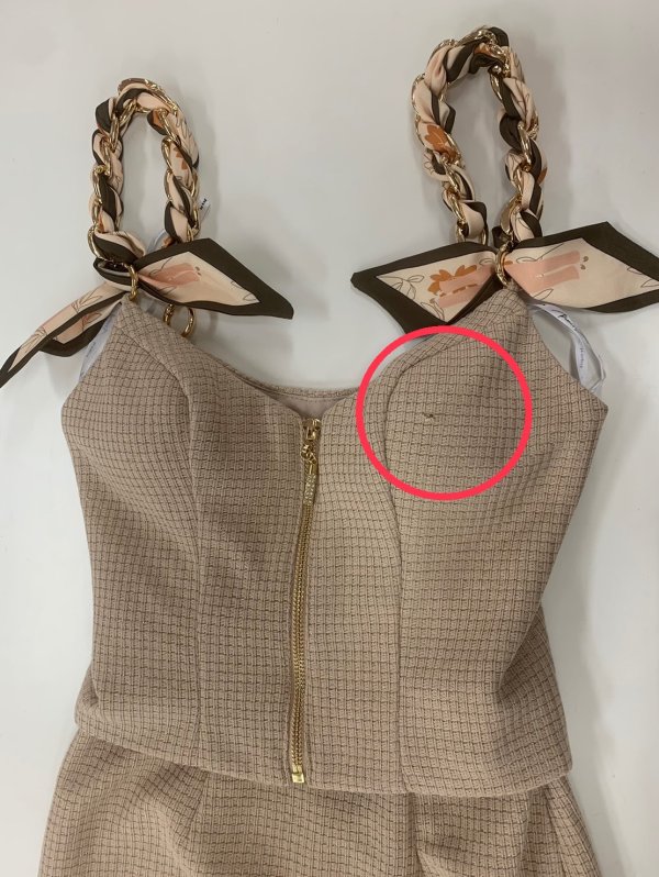 画像18: 訳あり商品☆穴開きあり☆XSサイズあり【PURESS/ピュアレス】 ショルダースカーフ/ ファスナー/ セパレート/ タイト/ マイクロミニドレス/ セットアップ/ ミニドレス/ キャバドレス[OF5]