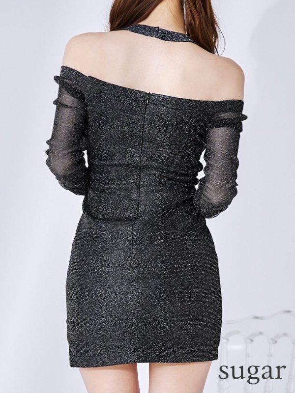 ブラック モデル：ゆめ　身長：160cm　着用サイズ：Sサイズ