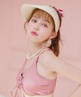 【即日発送】【ビキニ】【水着小物：帽子】サンバイザー[YMT]