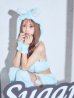 画像1: 【即日発送】【ハロウィン】パステルもこもこバニー【コスプレ7点セット】【フリーサイズ/6カラー】[OF03/OF04] (1)