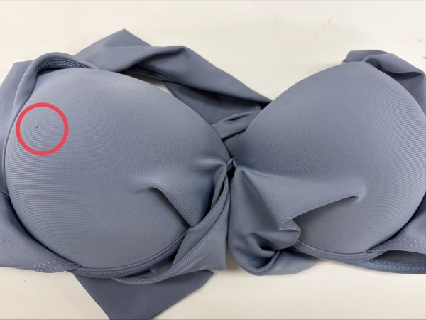 画像17: 訳あり商品☆トップス右側に黒い点あり☆【即日発送】【ビキニ】【水着】ショルダーフリルクロスビキニ/無地/シンプル[FB01]