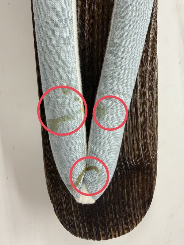 画像3: 訳あり☆鼻緒部分に汚れあり☆【即日発送】【浴衣小物】くすみカラーの無地下駄 単品 [OF01]