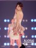 画像2: 【飛鳥/関西コレクション着用】XSサイズあり【ROBE de FLEURS/ローブドフルール】キャミ/ ティアード/ 二段フリル/ サテン/ バルーン/ フレア/ ミニドレス/ キャバドレス[OF08] (2)