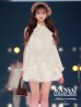 画像1: 【予約商品/9月下旬発送予定】【ここ/関西コレクション着用】XSサイズあり【ROBE de FLEURS/ローブドフルール】リボン/ ホルター/ プリーツシフォン/ セットアップ/ ミニドレス/ キャバドレス[OF08] (1)