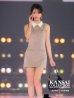 画像1: 【りな/関西コレクション着用】XSサイズあり【Glossy/グロッシー】2way/ 襟取り外し可/ ツイル/ 金ボタン/ ウエストマーク/ ベルトデザイン/ タイト/ ミニドレス/ キャバドレス[OF08] (1)