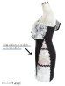 画像2: XSサイズあり【ROBE de FLEURS/ローブドフルール】3Dフラワー/ アシンメトリー/ シアー/ タイト/ ミニドレス/ キャバドレス[OF2] (2)