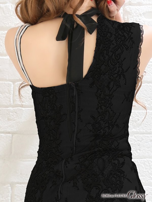 画像18: XSサイズあり【Glossy/グロッシー】バストリボン/ ストレッチ/ ワッフル/ セットアップ/ ミニドレス/ キャバドレス[OF08]