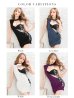 画像19: XSサイズあり【Glossy/グロッシー】バストリボン/ ストレッチ/ ワッフル/ セットアップ/ ミニドレス/ キャバドレス[OF08] (19)