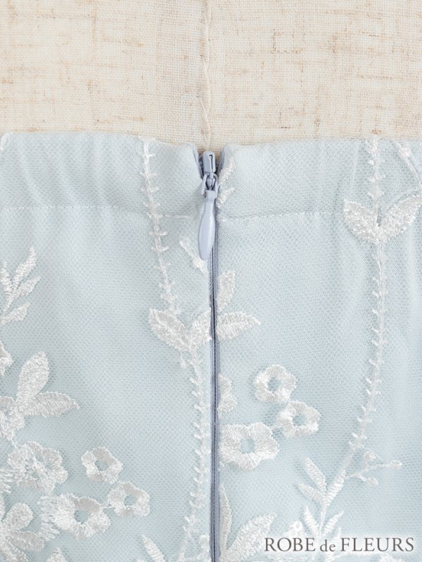 画像10: 【ROBE de FLEURS/ローブドフルール】サイドレース切替/ フラワー刺繍レース/ タイトミニ/ ミニドレス/ キャバドレス[OF08]