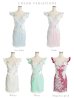 画像12: 【ROBE de FLEURS/ローブドフルール】サイドレース切替/ フラワー刺繍レース/ タイトミニ/ ミニドレス/ キャバドレス[OF2]