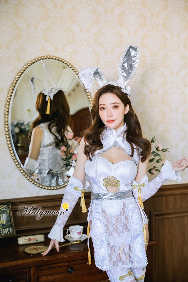 画像12: 【即日発送】チャイナバニーガール《高級コスランジェリー9点セット》【Dreamy Doll Premium/ドリーミードールプレミアム】【フリーサイズ/2カラー】[HC03]