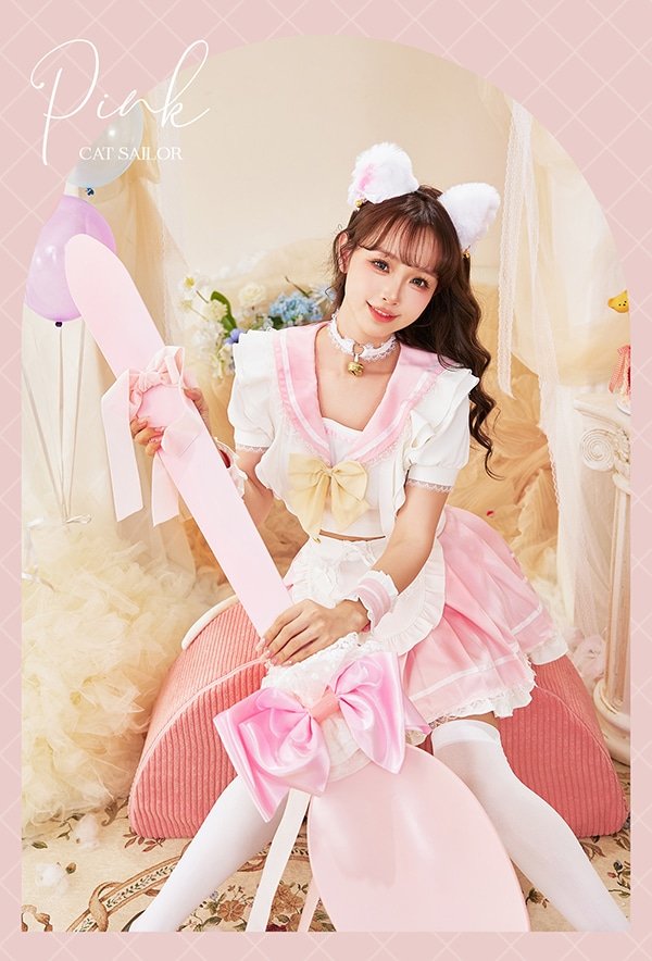 画像6: 【即日発送】キャンディテールセーラーキャット【マリームーン】【ハロウィンコスプレ9点セット】【フリーサイズ/3カラー】[OF04]