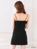 画像6: 【ROBE de FLEURS Glossy/ローブドフルール グロッシー】フロントジップ/ ZIP ストレッチ/ タイト/ ミニドレス/ キャバドレス[OF2]