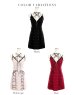 画像8: 【ROBE de FLEURS Glossy/ローブドフルール グロッシー】フロントジップ/ ZIP ストレッチ/ タイト/ ミニドレス/ キャバドレス[OF2]