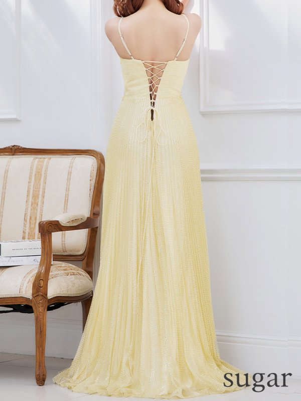 画像9: Lサイズあり【JEAN MACLEAN/ジャンマクレーン】ワンカラー/ Aライン/ フレア/ ラメ/ ビジュー/ ロング/ キャバドレス long[OF2A]