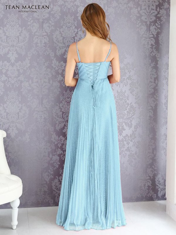 画像15: Lサイズあり【JEAN MACLEAN/ジャンマクレーン】ワンカラー/ Aライン/ フレア/ ラメ/ ビジュー/ ロング/ キャバドレス long[OF2A]