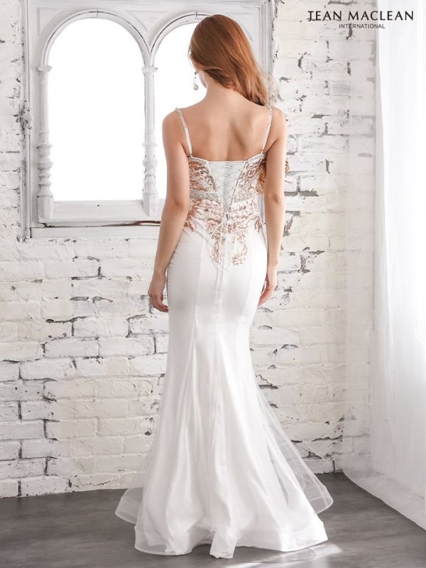 画像7: 【JEAN MACLEAN/ジャンマクレーン】マーメイド/ スパンコール刺繍/ キャミ/ スピンドル/ チュール/ ロング/ キャバドレス long[OF2A]