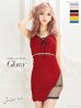 画像2: 【ROBE de FLEURS Glossy/ローブドフルール グロッシー】片サイドチュール切替/ 総レース/ キャミソール/ タイトミニ/ ミニドレス/ キャバドレス[OF2] (2)