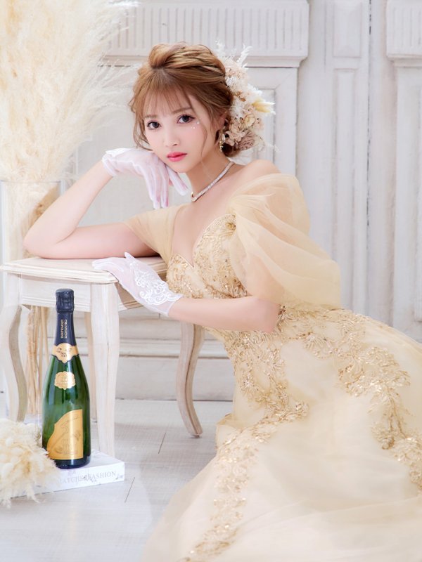 画像13: 【秋元帆華 / 関西コレクション着用】Lサイズあり【JEAN MACLEAN/ジャンマクレーン】オフショル/ スパンコール刺繍/ ワンカラー/ スピンドル/ プリンセス/ ロングドレス/ キャバドレス long[OF2A]