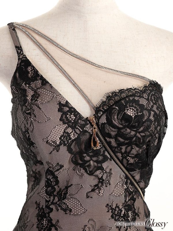 画像15: XSサイズあり【Glossy/グロッシー】シンプル/ ノースリーブ/ バストジップ/ タイト/ ミニドレス/ キャバドレス[OF08]