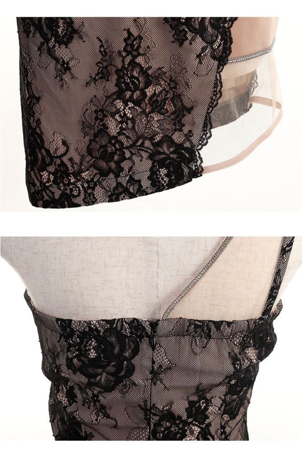 画像19: XSサイズあり【Glossy/グロッシー】シンプル/ ノースリーブ/ バストジップ/ タイト/ ミニドレス/ キャバドレス[OF08]