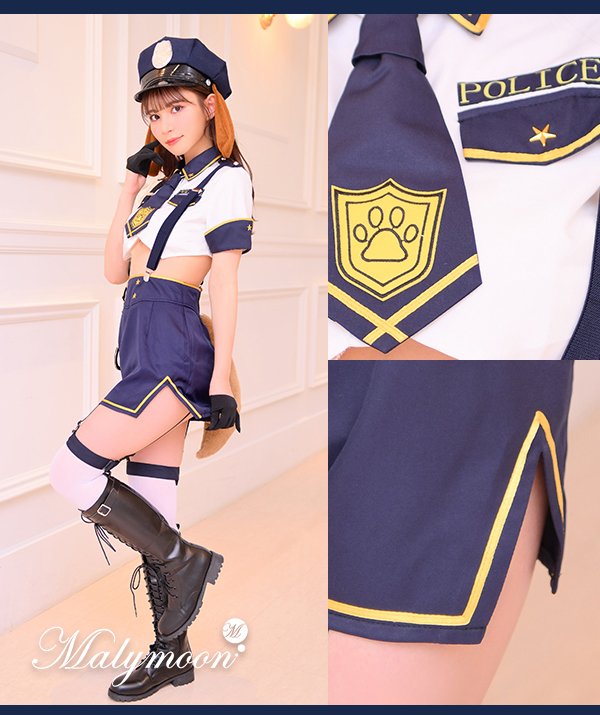 画像8: 【即日発送】犬のおまわりさんコスプレ/タイト【マリームーン】【ハロウィンコスプレ10点セット】【フリーサイズ/1カラー】[HC03]