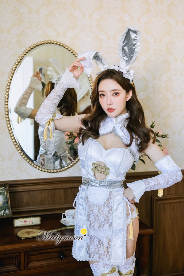 画像11: 【即日発送】チャイナバニーガール《高級コスランジェリー9点セット》【Dreamy Doll Premium/ドリーミードールプレミアム】【フリーサイズ/2カラー】[HC03]