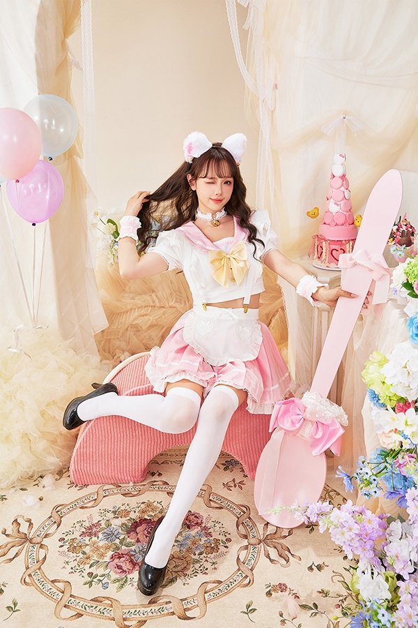 画像7: 【即日発送】キャンディテールセーラーキャット【マリームーン】【ハロウィンコスプレ9点セット】【フリーサイズ/3カラー】[OF04]