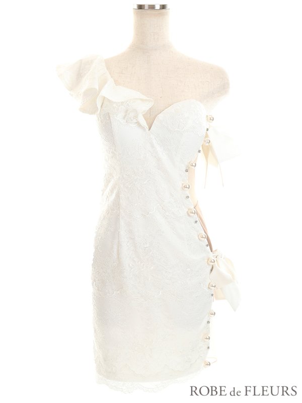 画像20: 【XSサイズあり】【ROBE de FLEURS/ローブドフルール】ジュエリー/ リボン/ タイト/ ミニドレス/ キャバドレス[OF08]