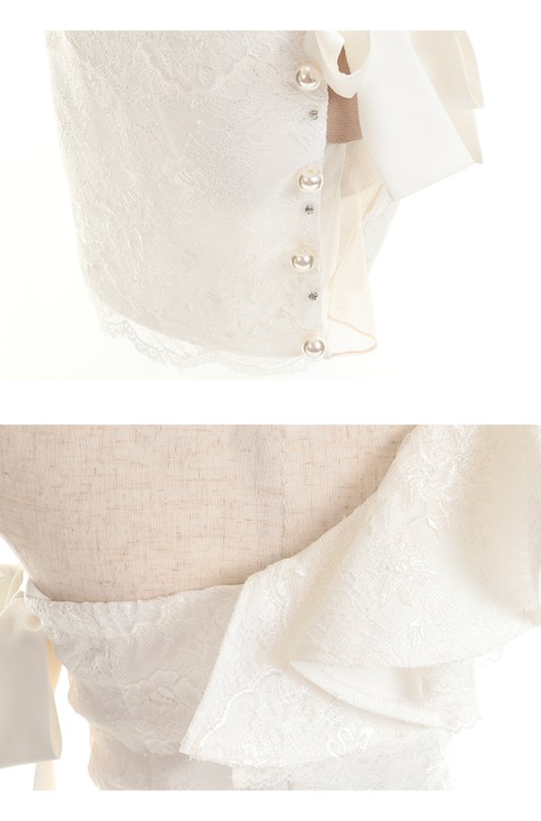 画像22: 【XSサイズあり】【ROBE de FLEURS/ローブドフルール】ジュエリー/ リボン/ タイト/ ミニドレス/ キャバドレス[OF08]