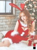SALE!【サンタコス 5点セット】【S-Mサイズ/2カラー】セクシーバニーサンタコスプレ[YMT]