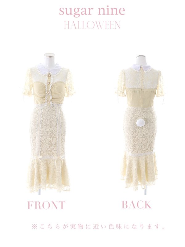 画像22: 【SALE!!】【即日発送】【ハロウィン】 バニーレースワンピースコスプレ 【コスプレ3点セット】【S-Lサイズ/2カラー】[OF01]