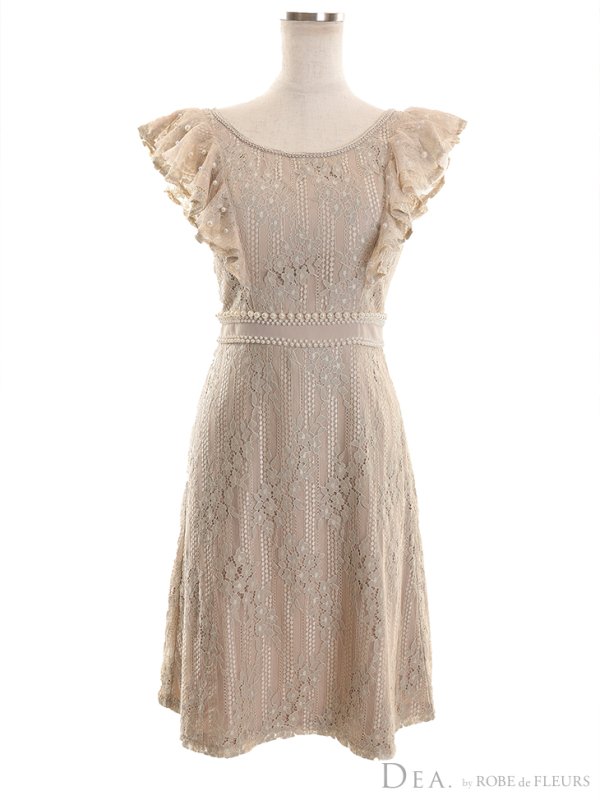 画像6: Lサイズあり【DEA./ディア】パール/ フリル/レース / タイト/ ミニドレス/ キャバドレス【OF08】