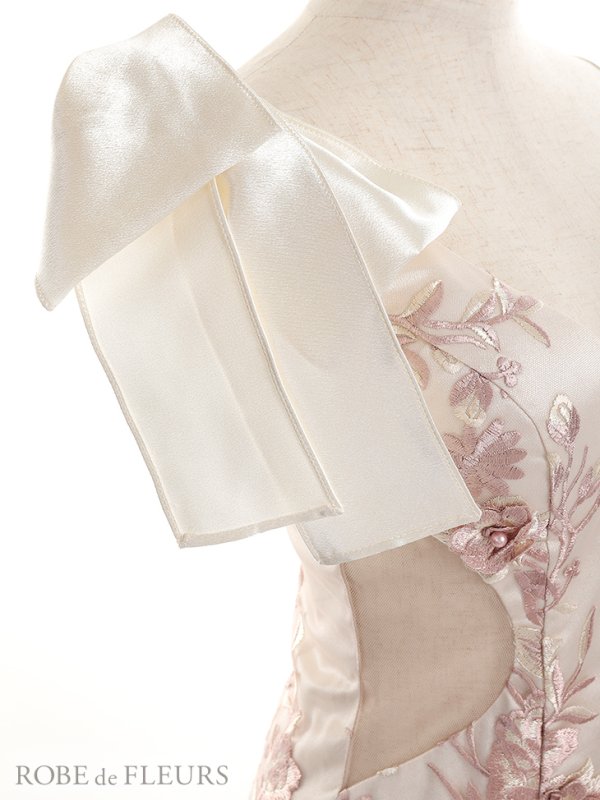 画像11: XS〜Lサイズあり【ROBE de FLEURS/ローブドフルール】立体刺繍レース/ アシンメトリー / タイト/ミニドレス/ キャバドレス[OF08]