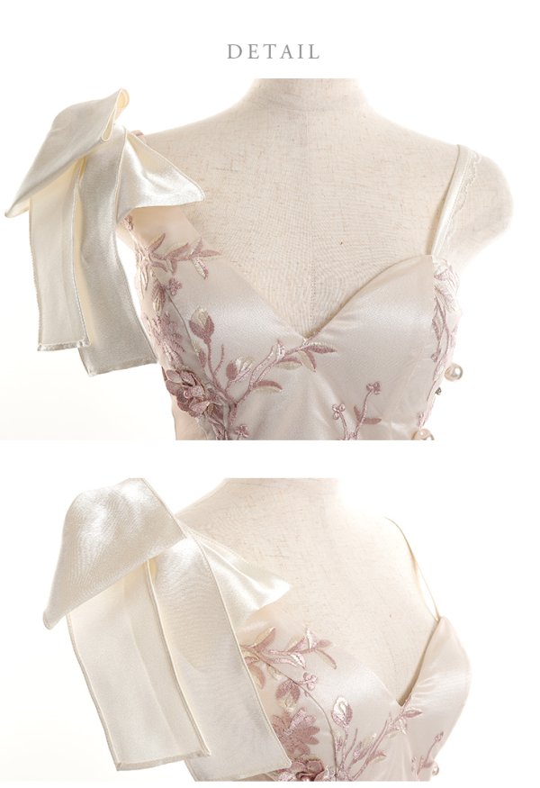 画像15: XS〜Lサイズあり【ROBE de FLEURS/ローブドフルール】立体刺繍レース/ アシンメトリー / タイト/ミニドレス/ キャバドレス[OF08]