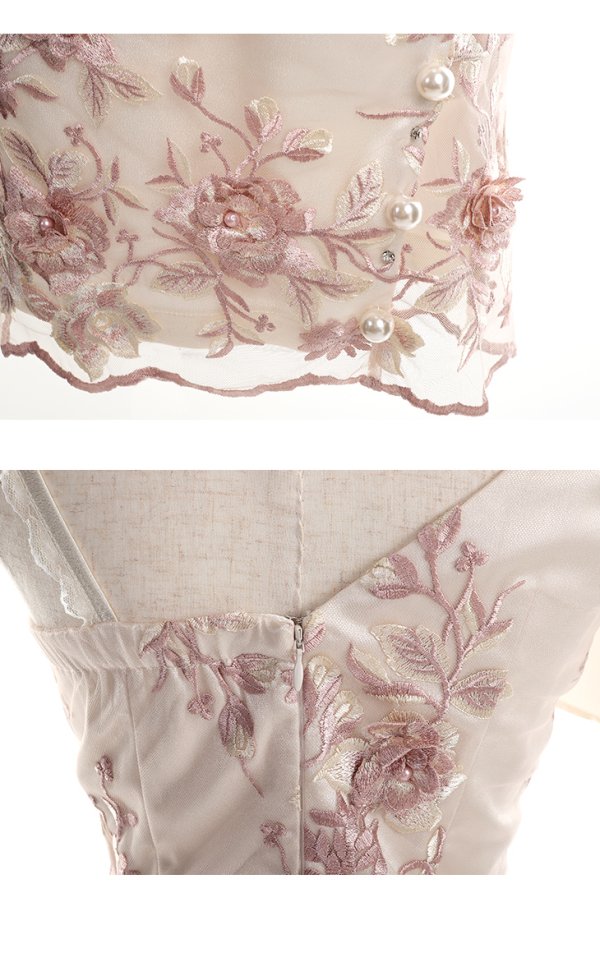 画像16: XS〜Lサイズあり【ROBE de FLEURS/ローブドフルール】立体刺繍レース/ アシンメトリー / タイト/ミニドレス/ キャバドレス[OF08]