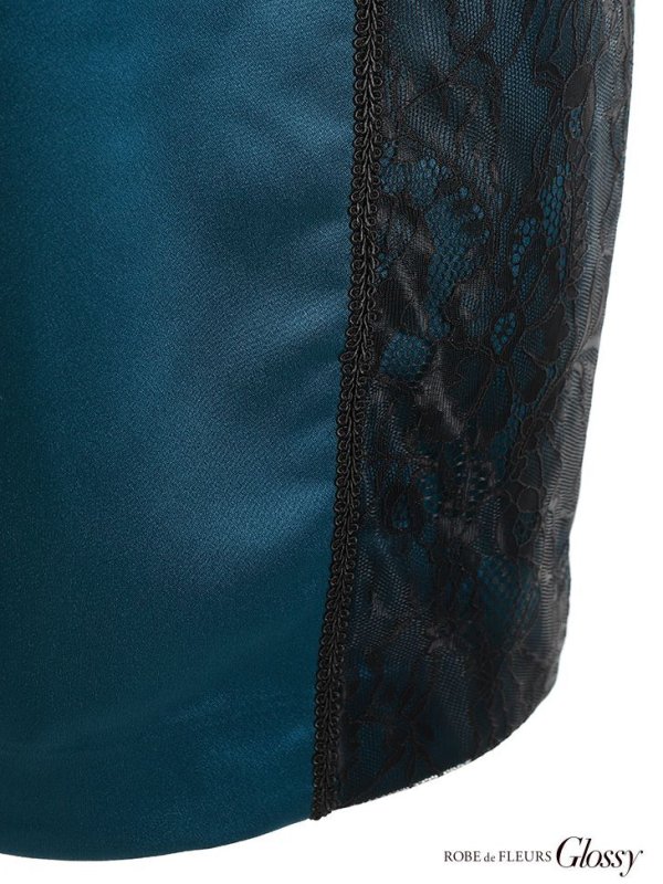 画像5: 【Glossy/グロッシー】ビジュー/ レース/ ペプラム/タイト/ ミニドレス/ キャバドレス【OF08】