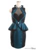 画像8: 【ROBE de FLEURS Glossy/ローブ・ド・フルール グロッシー】ビジュー/ レース/ ペプラム/タイト/ ミニドレス/ キャバドレス[OF2]