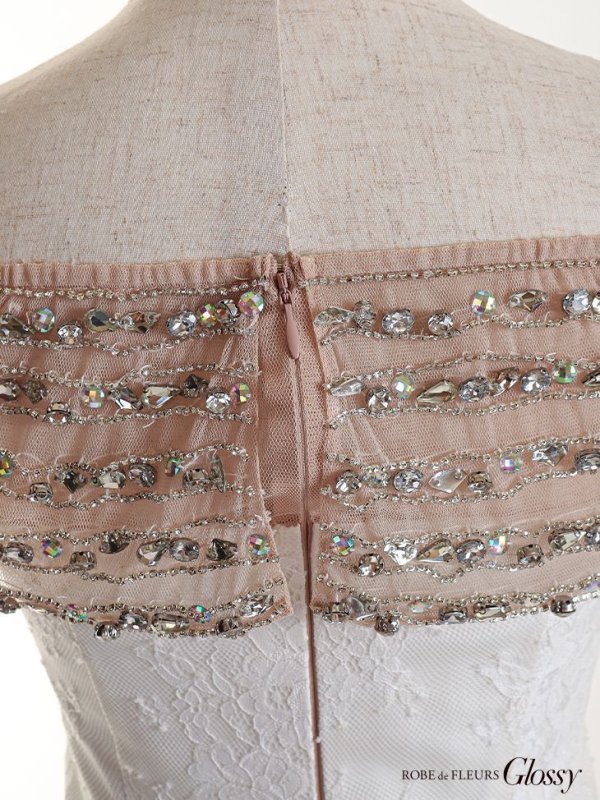 画像14: XSサイズあり【Glossy/グロッシー】ワンカラー/ キャミソール/ ビジュー/ ストレッチ/ タイト/ ミニドレス/ キャバドレス【OF08】