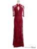 画像33: 【Lサイズあり】 【ROBE de FLEURS Glossy/ローブ・ド・フルール グロッシー】ジップ/ ZIP 袖あり/サイドレース切替/ ロングドレス/ キャバドレスlong[OF2]