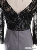 画像12: XSサイズあり【ROBE de FLEURS Glossy/ローブ・ド・フルール グロッシー】チョーカー付き / レース/ 七分袖 / 長袖 / タイト / ミニドレス / キャバドレス[OF2]