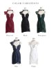 画像13: 【XSサイズあり】【Glossy/グロッシー】切替レース/ ビジュー/ アシンメトリー/ タイト/ ミニドレス/ キャバドレス[OF2]