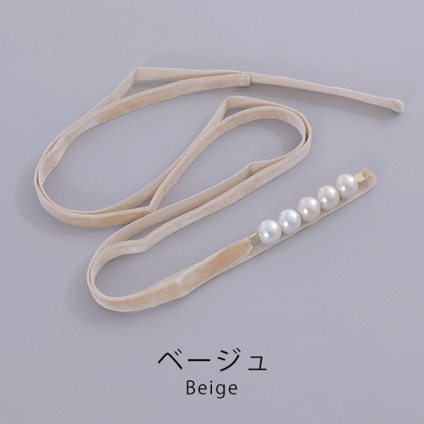 画像7: 【即日発送】【浴衣小物】ベロアパールモチーフ飾り紐 / 帯飾り / 飾り帯 [YMT]