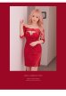 画像2: 【ROBE de FLEURS Glossy/ローブ・ド・フルール グロッシー】オフショル/ ジップ/ ZIPフロントジップ/ ZIP 袖あり/ タイト/ ミニドレス/ キャバドレス[OF2] (2)
